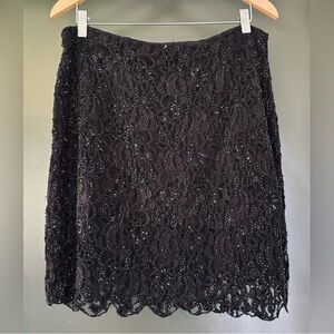 Black Sequin INC Skirt